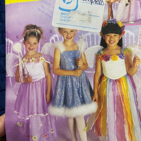 NEW MCCALL’S 2976 Girls 10-12-14 costume Ballerina Fairy Princess Costume uncut - Picture 3 of 9